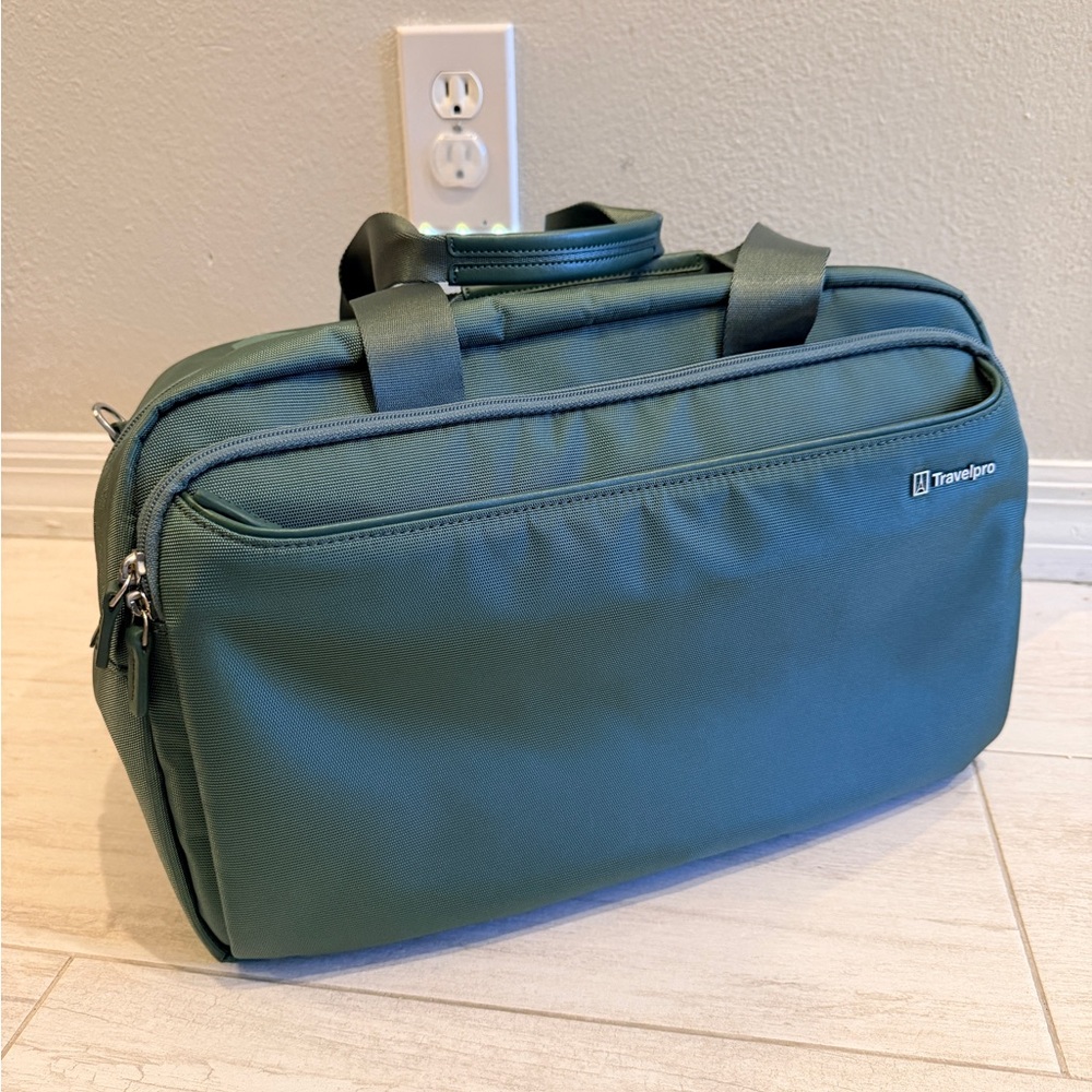 Travelpro Sage Green underseat Tote with Dual Handles